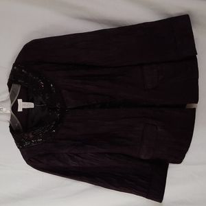 Chico's Dark Plum Jacket - Size 0 - NEW
